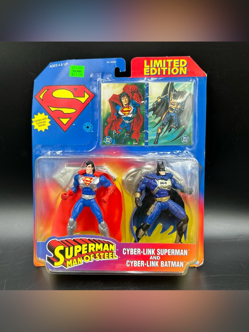 1996 Kenner Cyber-Link Superman Batman 2 Pack Walmart Exclusive Sealed